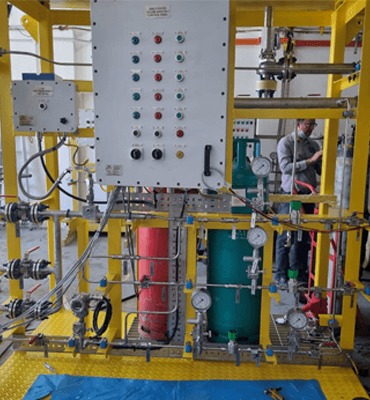 Process skid fabrication